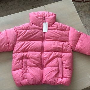 Jilly Box Noize Avalon Puffer Jacket. New with tags. Size small. Pink.